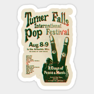 Turner Falls Pop Festival Sticker